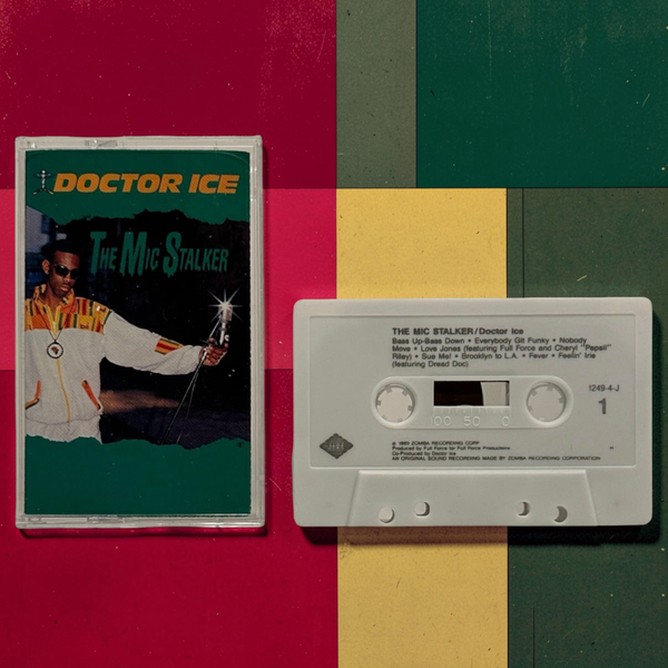 •DOCTOR ICE ~ THE MIC STALKER• ~1989 OG PRESSING~ (CASSETTE TAPE) (2)