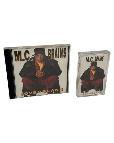 •M.C. BRAINS - LOVERS LANE• ~1992 OG PRESSINGS~ (CD & CASSETTE TAPE)