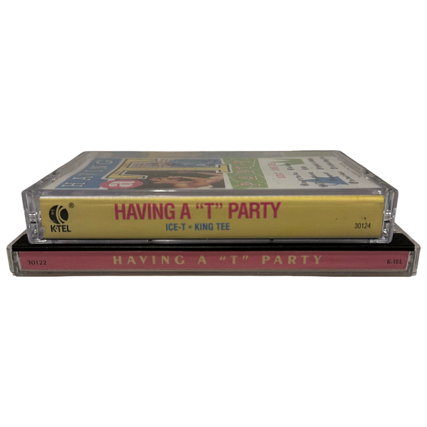 ••ICE-T : KING TEE ~ HAVING A “T” PARTY• ~1991 OG PRESSINGS~ (CD & CASSETTE TAPE)