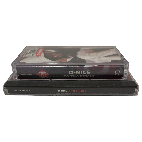 •D-NICE - TO THA RESCUE• ~1991 OG PRESSINGS~ (CD & CASSETTE TAPE)