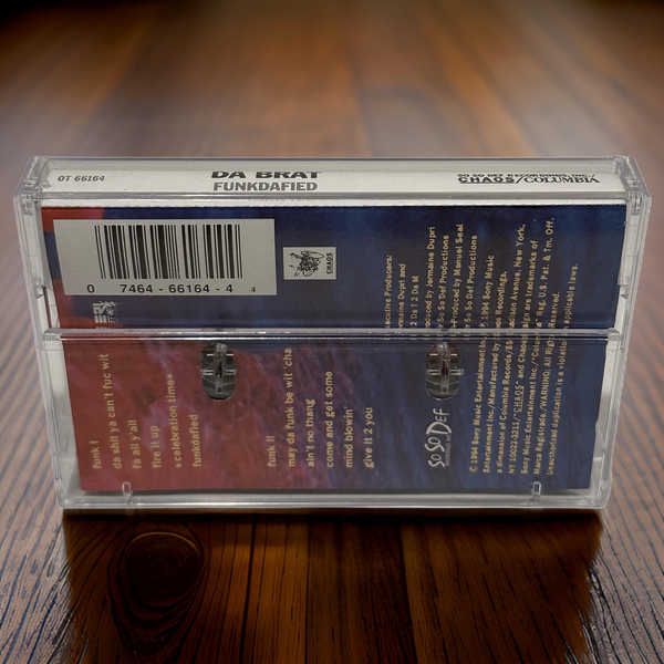 •DA BRAT ~ FUNKDAFIED• ~1994 OG PRESSING~ (CASSETTE TAPE)