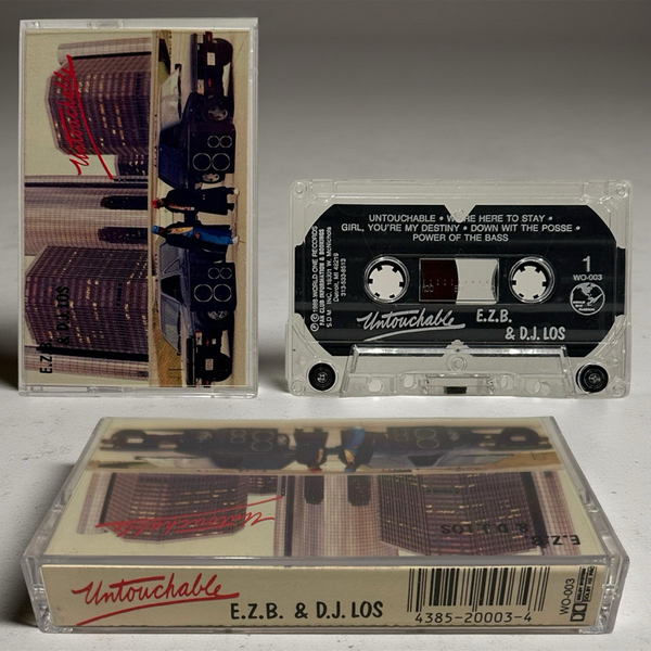 •E.Z.B. & D.J. LOS - UNTOUCHABLE• ~1988 OG PRESSING~ (CASSETTE TAPE)