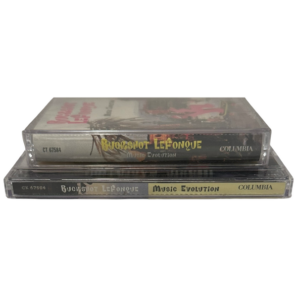 •BUCKSHOT LeFONQUE - MUSIC EVOLUTION• ~1997 OG PRESSINGS~ (CD & CASSETTE TAPE)