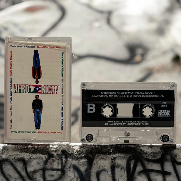 •AFRO RICAN - THAT’S WHAT I’M ABOUT• ~1993 OG PRESSING~ (MAXI -SINGLE CASSETTE TAPE)
