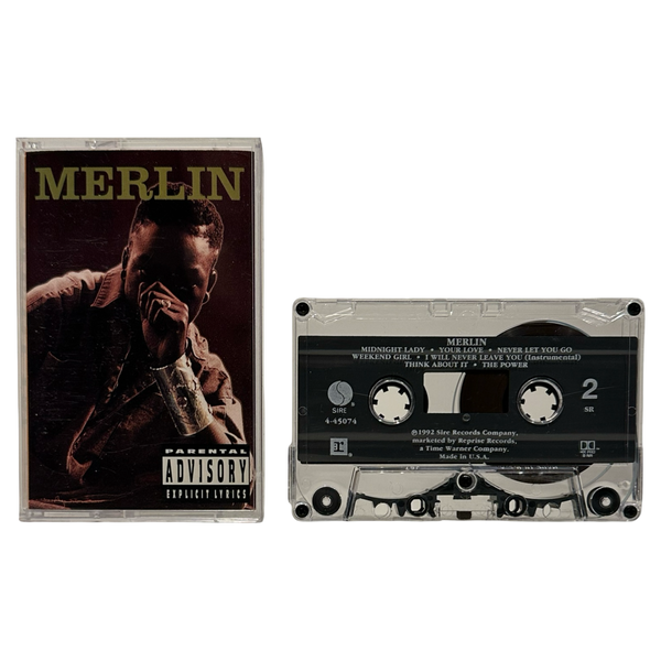 •MERLIN - MERLIN• ~1992 OG PRESSING~ (CASSETTE TAPE) (UK HIP-HOP)