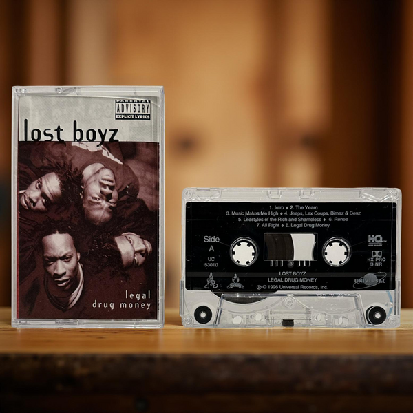 •LOST BOYZ - LEGAL DRUG MONEY• ~1996 OG PRESSING~ (CASSETTE TAPE)