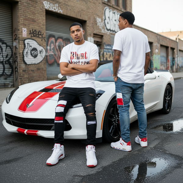 *DNINE RESERVE* (WHITE) ~BLUNT MASTERS~ SHORT SLEEVE T-SHIRTS