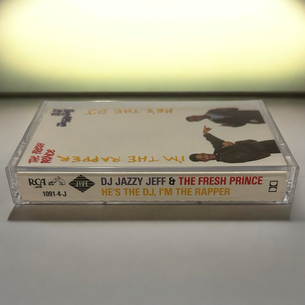•DJ JAZZY JEFF AND THE FRESH PRINCE - HE’S THE DJ I’M THE RAPPER• ~1988 OG CLUB PRESSING~ (CASSETTE TAPE WHITE SHELL) (3)