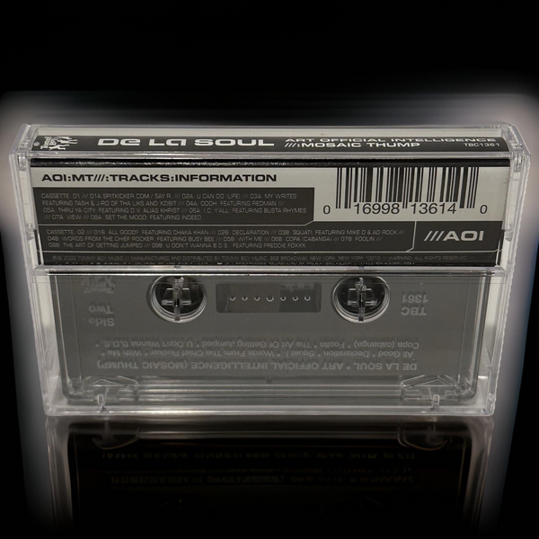 •DE LA SOUL ~ ART OFFICIAL INTELLIGENCE ///: MOSAIC THUMP• ~2000 OG PRESSING~ (CASSETTE TAPE) (1)