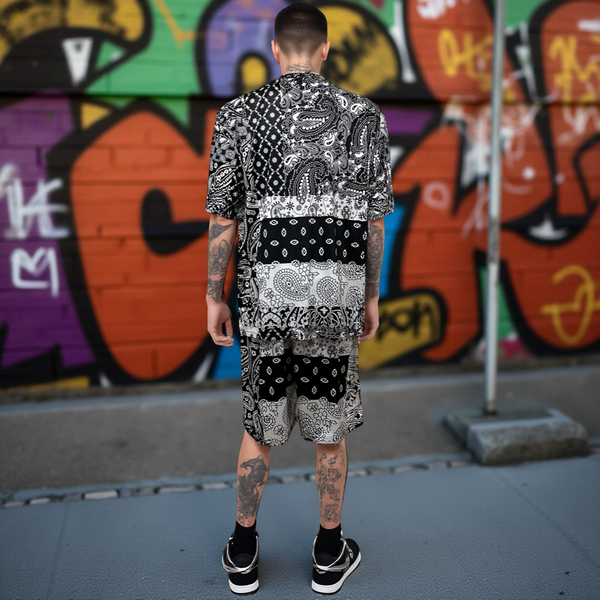 •PAISLEY OUTFIT• ~Black & White~ *Matching summer sets*