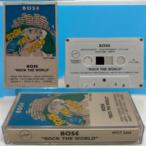 •BOSE - ROCK THE WORLD• ~1987 OG PRESSING~ (CASSETTE TAPE)
