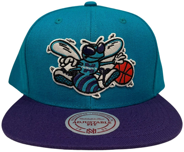 *Charlotte Hornets* snapback hats by Mitchell & Ness