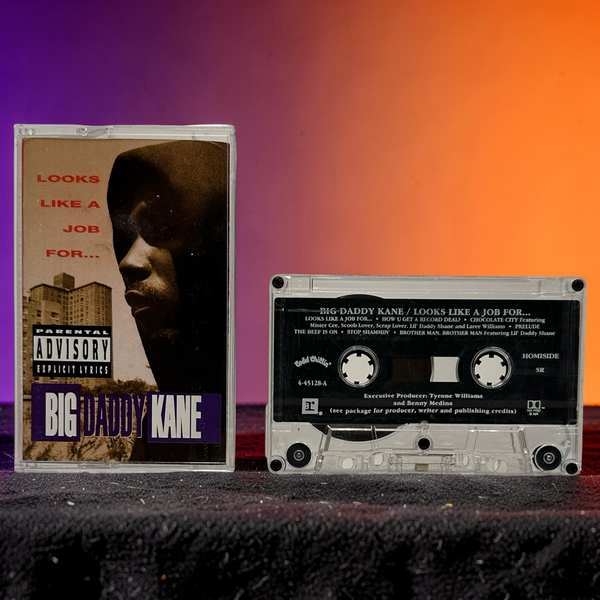 •BIG DADDY KANE ~ LOOKS LIKE A JOB FOR…• ~1993 OG PRESSING~ (CASSETTE TAPE) (1)