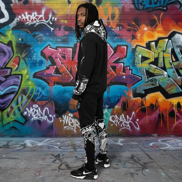 •KING OF HEARTS• LUXURY JOGGER SWEATSUITS (CUT & SEW) (EMBROIDERED LOGOS)