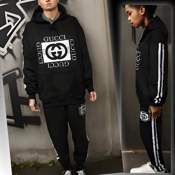 ^GVCC!^ (BLACK) LUXURY EMBROIDERED SWEATSUITS