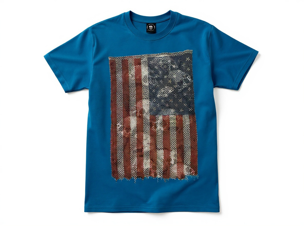 *FLYING COFFIN* (BLUE) •SHORT SLEEVE T-SHIRT•