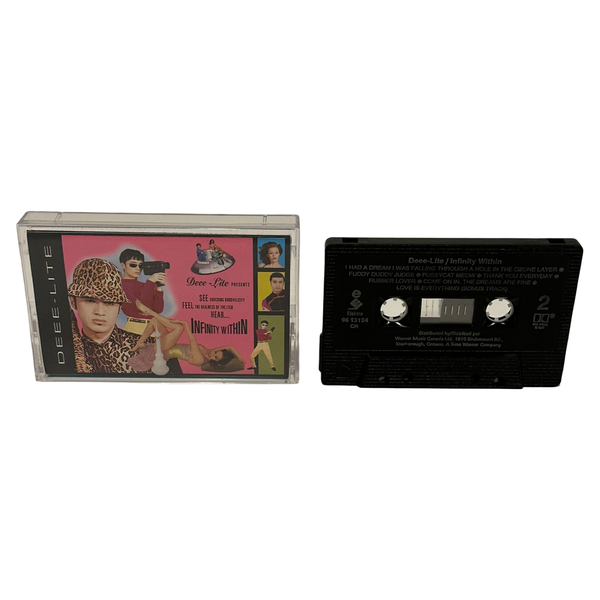 •DEEE-LITE - INFINITY WITHIN• ~1992 OG CANADIAN PRESSING~ (CASSETTE TAPE) (BLACK SHELL)