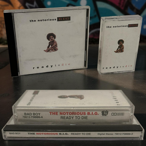 •THE NOTORIOUS B.I.G. - READY TO DIE• ~1994 OG PRESSINGS~ (CD & CASSETTE TAPE)