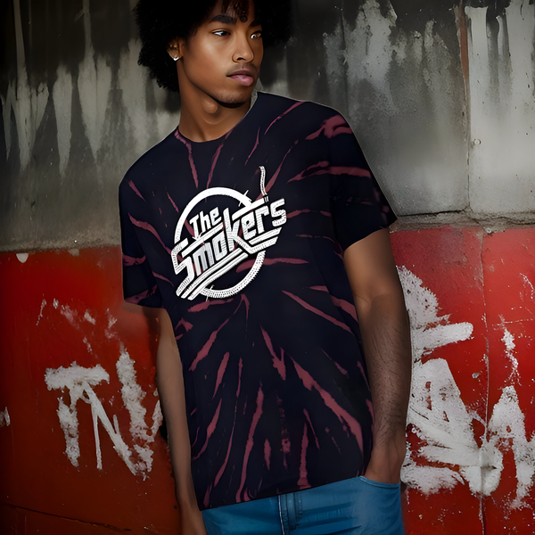 ^IMPERIOUS^ ~THE SMOKERS*~ (DARK NAVY) TIE DYE T-SHIRTS