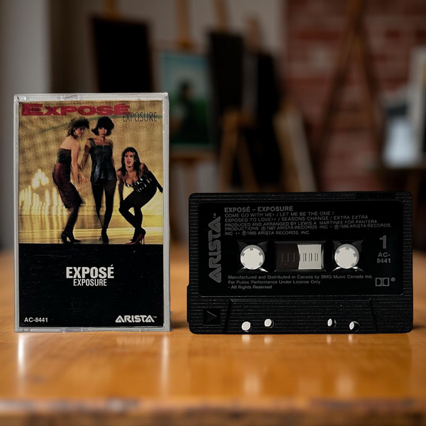 •EXPOSE - EXPOSURE• ~1987 OG CANADIAN PRESSING~ (CASSETTE TAPE) (BLACK SHELL)