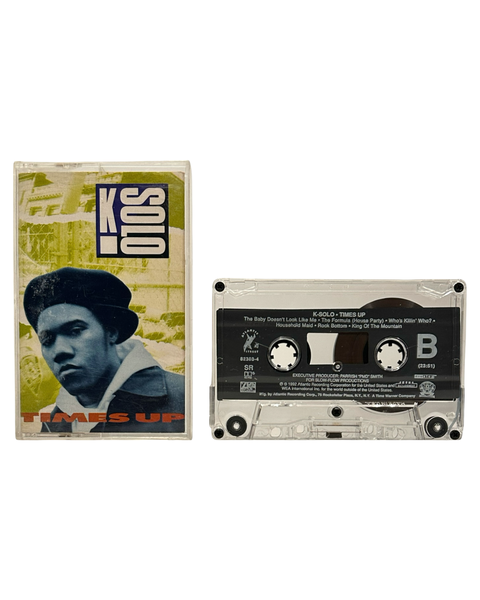 •K-SOLO - TIMES UP• ~1992 OG PRESSINGS~ (CASSETTE TAPE)