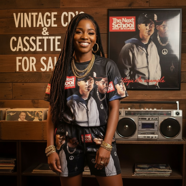 •THE NEXT SCHOOL - SETTIN’ AN EXAMPLE• ~1990 OG PRESSING~ (CASSETTE TAPE)