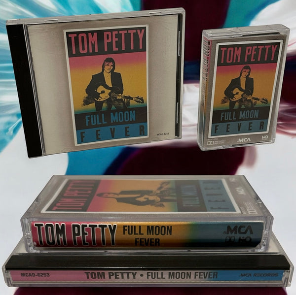 •TOM PETTY - FULL MOON FEVER• ~1989 OG PRESSINGS~ (CD & CASSETTE TAPE)
