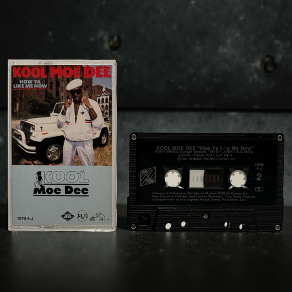 •KOOL MOE DEE - HOW YA LIKE ME NOW• ~1987 OG CANADIAN PRESSING~ (CASSETTE TAPE)