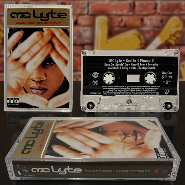 •MC LYTE ~ BAD AS I WANNA B• ~1996 OG PRESSING~ (CASSETTE TAPE) (1)