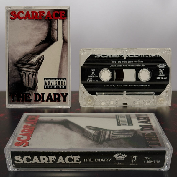 •SCARFACE - THE DIARY• ~1994 OG PRESSING~ (CASSETTE TAPE)