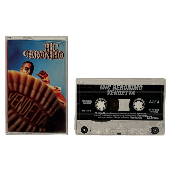 •MIC GERONIMO - VENDETTA• ~1997 OG CANADIAN PRESSINGS~ (CD & CASSETTE TAPE)