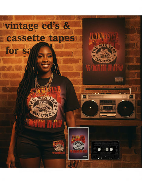 •FUNKMASTER FLEX PRESENTS - THE MIX TAPE VOLUME 1• ~1995 OG CANADIAN PRESSING~ (CASSETTE TAPE) (BLACK SHELL)