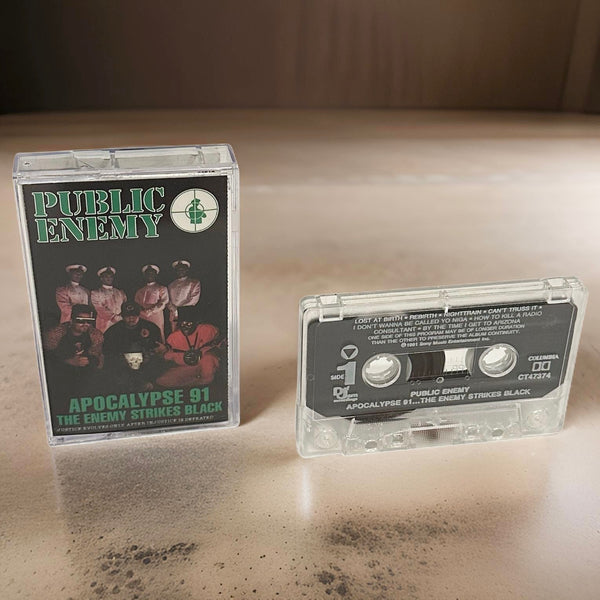 •PUBLIC ENEMY ~ APOCALYPSE 91… THE EMPIRE STRIKES BLACK• (1991 OG PRESSING) (CASSETTE TAPE)