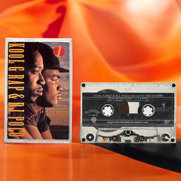 •KOOL G RAP & DJ POLO ~ ROAD TO THE RICHES• ~1989 OG PRESSING~ (CASSETTE TAPE)
