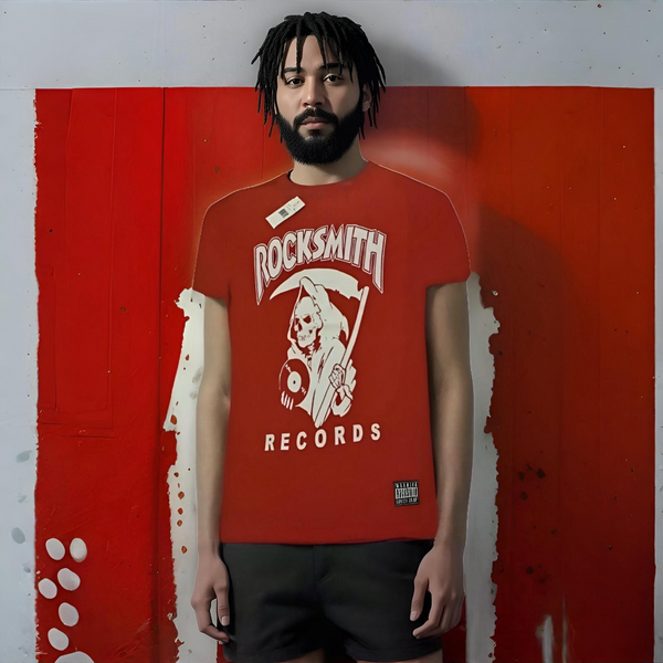 ^ROCKSMITH^ (RED) ~R.SMITH RECORDS~ SHORT SLEEVE T-SHIRT
