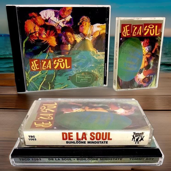 •DE LA SOUL - BUHLOONE MINDSTATE• (1993) (CASSETTE & CD AVAILABLE) (ORIGINAL PRESSINGS)