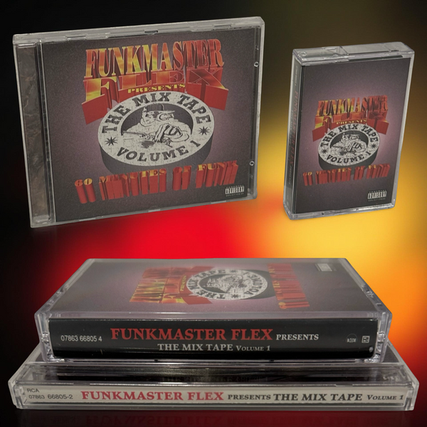 •FUNKMASTER FLEX PRESENTS - THE MIX TAPE VOLUME 1• ~1995 OG CANADIAN PRESSINGS~ (CD & CASSETTE TAPE)
