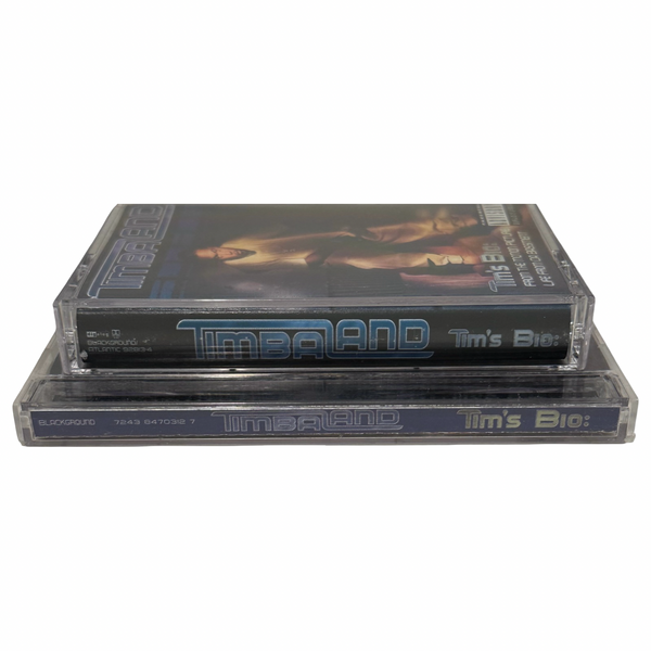 •TIMBALAND ~ TIM’S BIO: FROM THE MOTION PICTURE: LIVE FROM DA BASEMENT• ~1998 OG PRESSINGS~ (CD & CASSETTE TAPE)