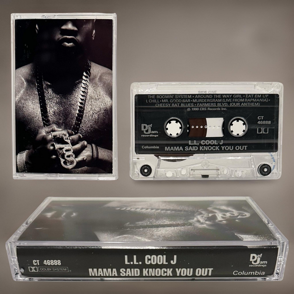 •LL COOL J - MAMA SAID KNOCK YOU OUT• ~1990 OG PRESSING~ (CASSETTE TAPE) (2)