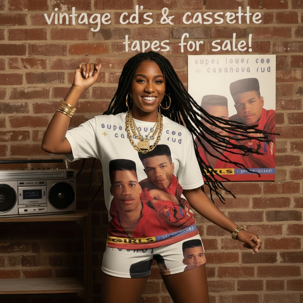 •SUPER LOVER CEE & CASANOVA RUD ~ GIRLS I GOT EM’ LOCKED• ~1988 OG PRESSING~ (CASSETTE TAPE)