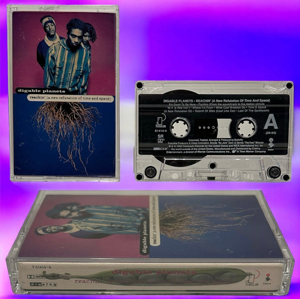 •DIGABLE PLANETS - REACHIN’ (A NEW REFUTATION OF TIME AND SPACE) ~1993 OG PRESSING~ (CASSETTE TAPE)