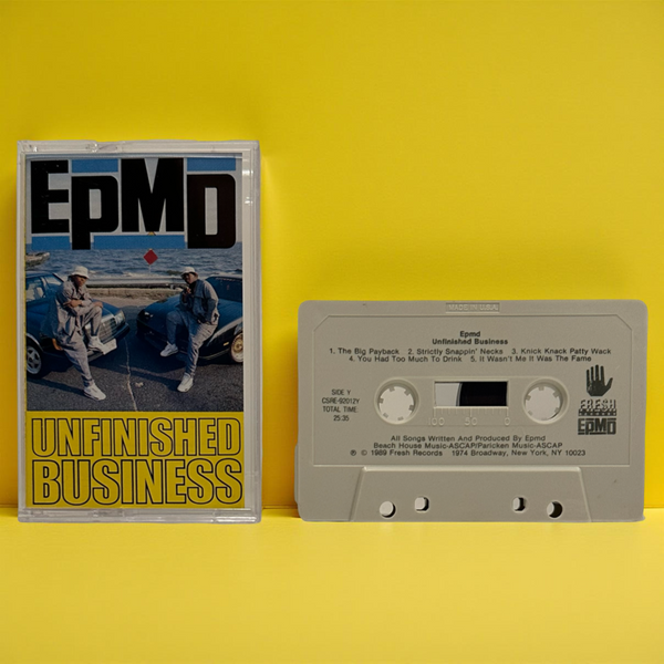 •EPMD ~ UNFINISHED BUSINESS• ~1989 PRIORITY RECORDS RE-PRESS~ (CASSETTE TAPE) (2)