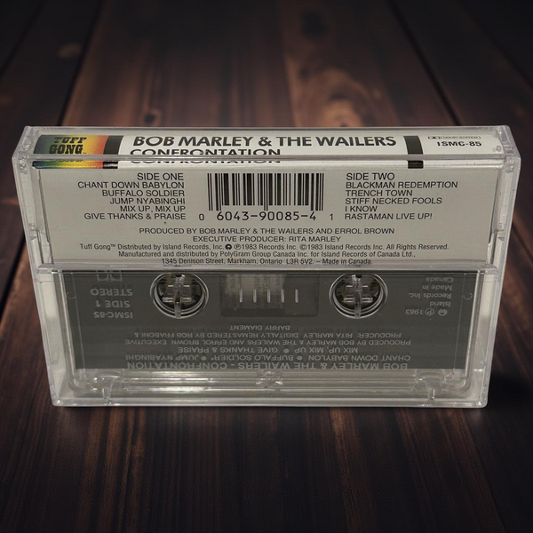 •BOB MARLEY & THE WAILERS - CONFRONTATION• ~1983 OG PRESSING~ (CASSETTE TAPE)