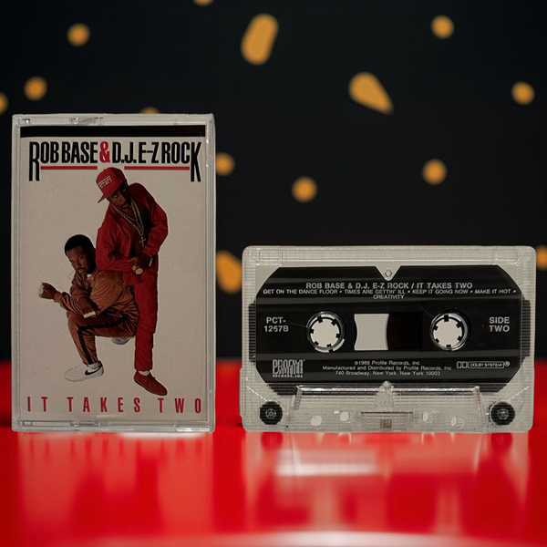 •ROB BASE & D.J. E-Z ROCK ~ IT TAKES TWO• ~1988 OG PRESSING~ (CASSETTE TAPE)