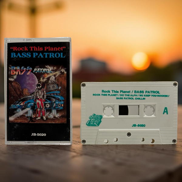 •BASS PATROL - “ROCK THIS PLANET”• ~1988 OG PRESSING~ (CASSETTE TAPE)