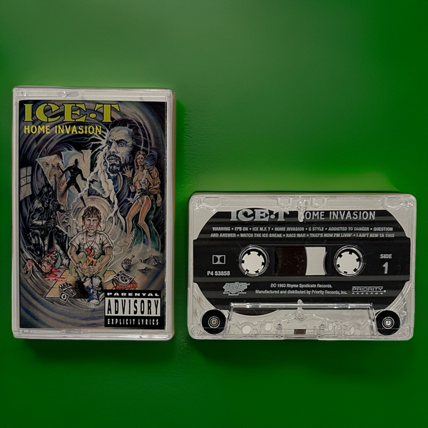 •ICE-T ~ HOME INVASION• ~1993 OG PRESSING~ (CASSETTE TAPE)