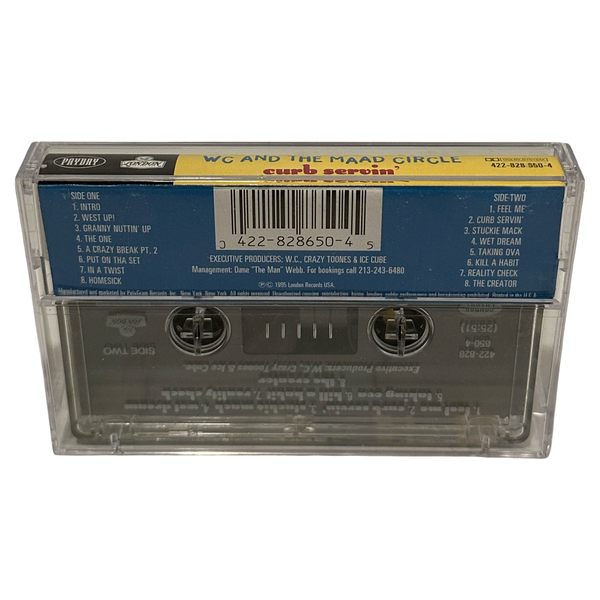 •WC AND THE MAAD CIRCLE - CURB SERVIN’• ~1995 OG PRESSINGS~ (CD & CASSETTE TAPE)