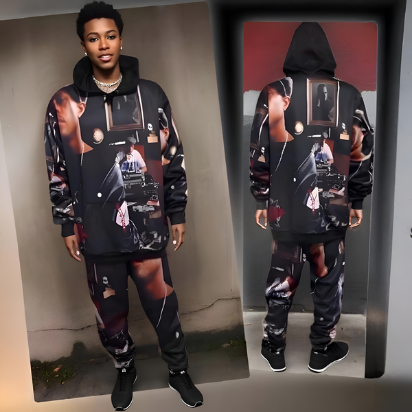 ^DAILY OPERATION^ ~1992 ALBUM COVER~ JOGGER SWEATSUIT (WITH MASK)