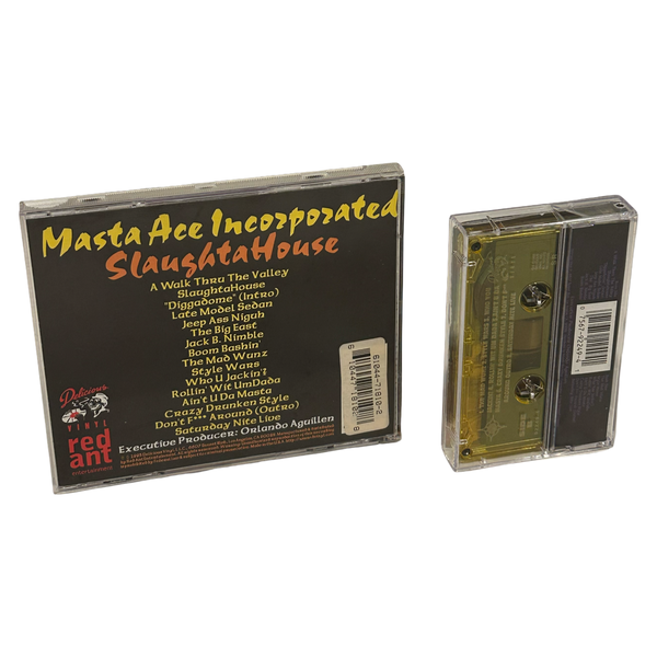 •MASTA ACE INCORPORATED - SLAUGHTERHOUSE• ~1993 OG PRESSINGS~ (CD & CASSETTE TAPE)