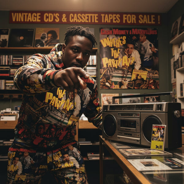 •CASH MONEY & MARVELOUS - WHERE’S THE PARTY AT?• ~1988 OG SEALED PRESSING~ (CASSETTE TAPE)